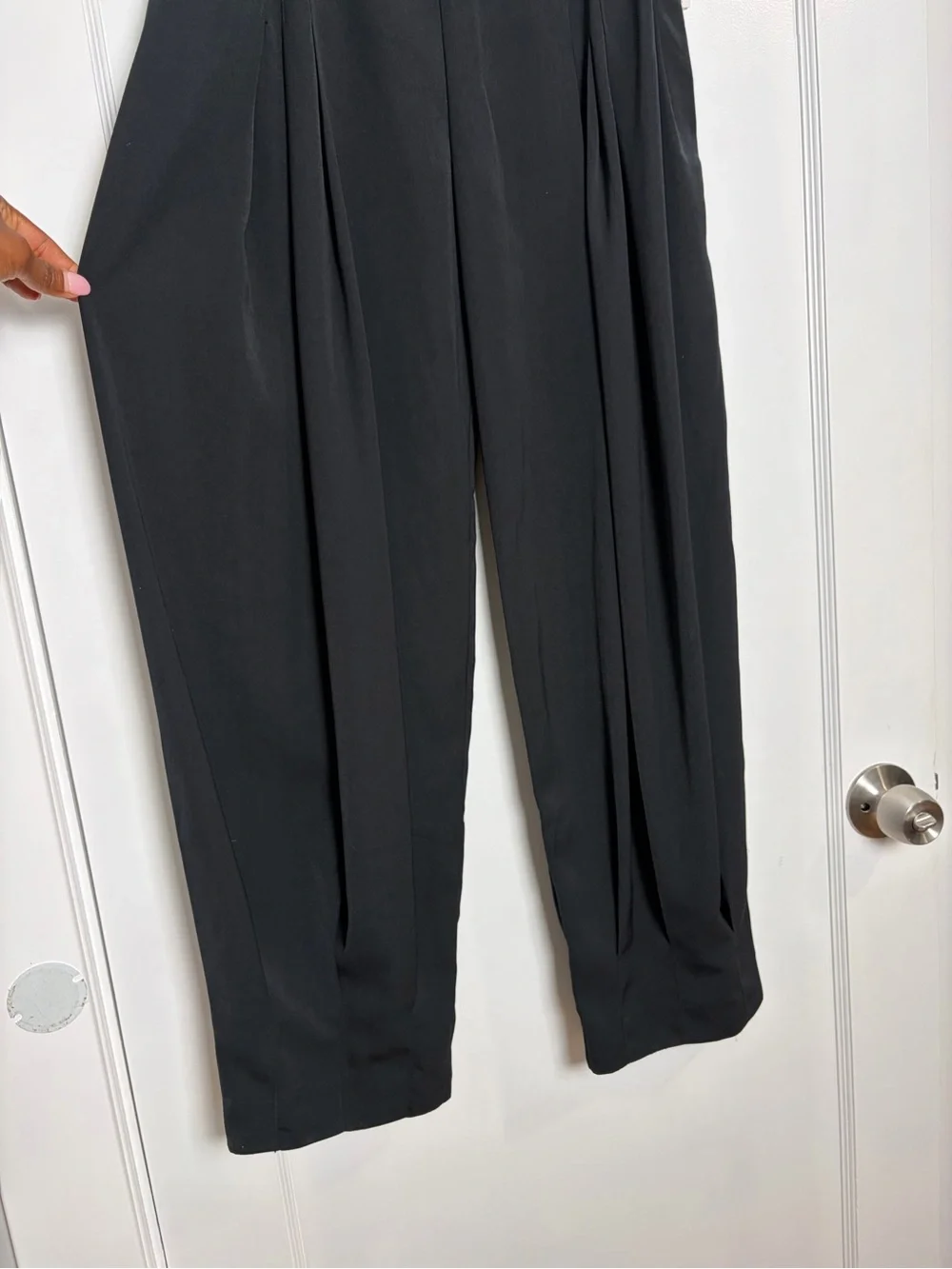 Anthropologie pleated wide leg ballon Pants 6